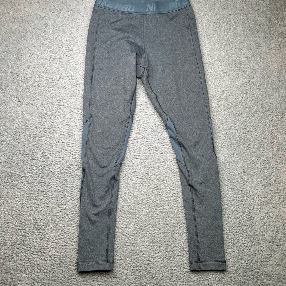 Nike Pro Dri-Fit Hyperwarm Training
Running Pants Leggings Grey Sz medium